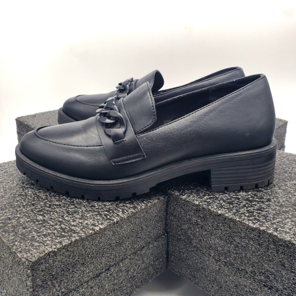 Report Shoes Women's 8.5 Mambo Loafers Black